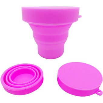 Vaso esterilizador de copa menstrual para microondas